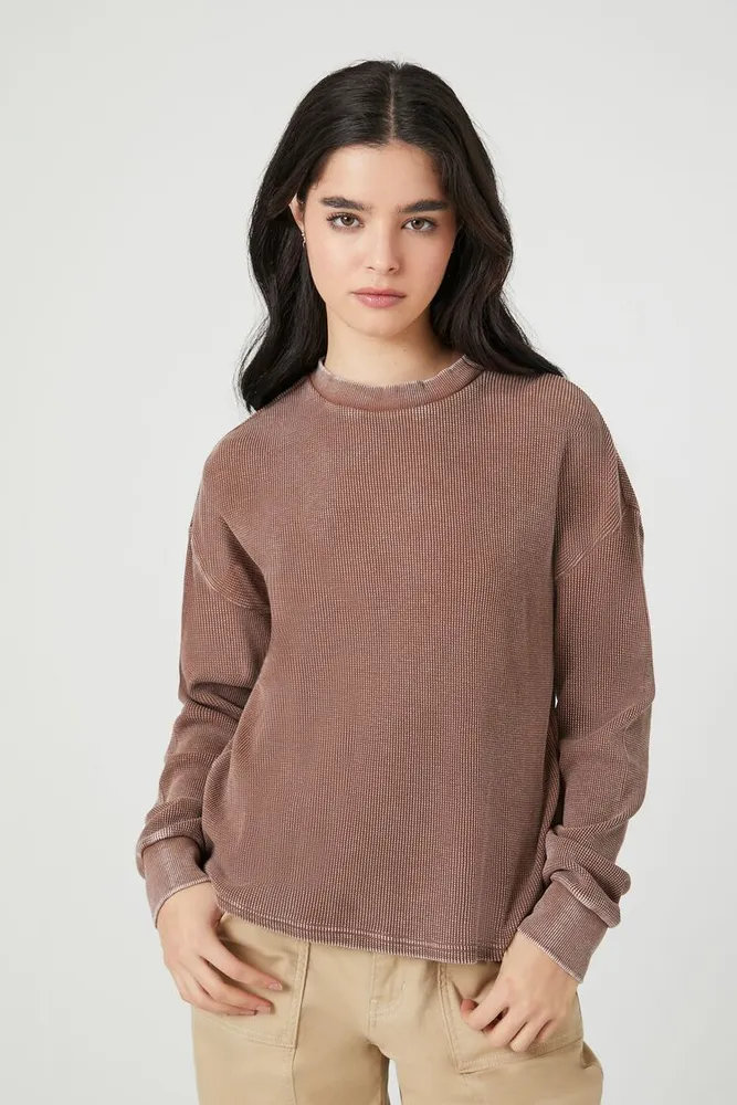 Women's Mineral Wash Drop-Sleeve Top