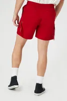 Men Drawstring Cargo Shorts