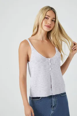 Women's Sweater-Knit Tank Top Lavender