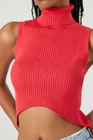 Women's Ribbed Sweater-Knit Tank Top
