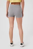 Women's Organically Grown Cotton Hot Shorts in Heather Grey, XS