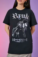 Women's Death Note Ryuk Graphic T-Shirt in Black, S/M