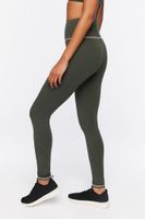 Women's Active Contrast-Trim Leggings in Cypress Small