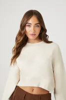 Women's Pont De Pierre Graphic Pullover in Beige Small