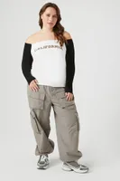Women's California Off-the-Shoulder Top White,