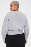 Women's Fleece Crew Neck Sweatshirt 2X