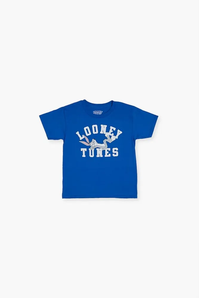 Kids Looney Tunes T-Shirt (Girls + Boys) Blue,
