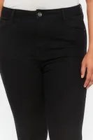 Women's High-Rise Skinny Jeans in Black, 12