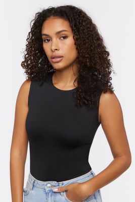 Forever 21 Flare Bodysuit Sleeveless Active Bodysuit-Juniors, Color: Black  - JCPenney