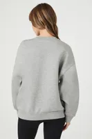 Women's Marseille Graphic Pullover in Grey Small