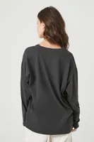 Women's Oversized Drop-Sleeve Top