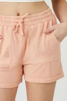 Women's Cuffed Drawstring Pull-On Shorts