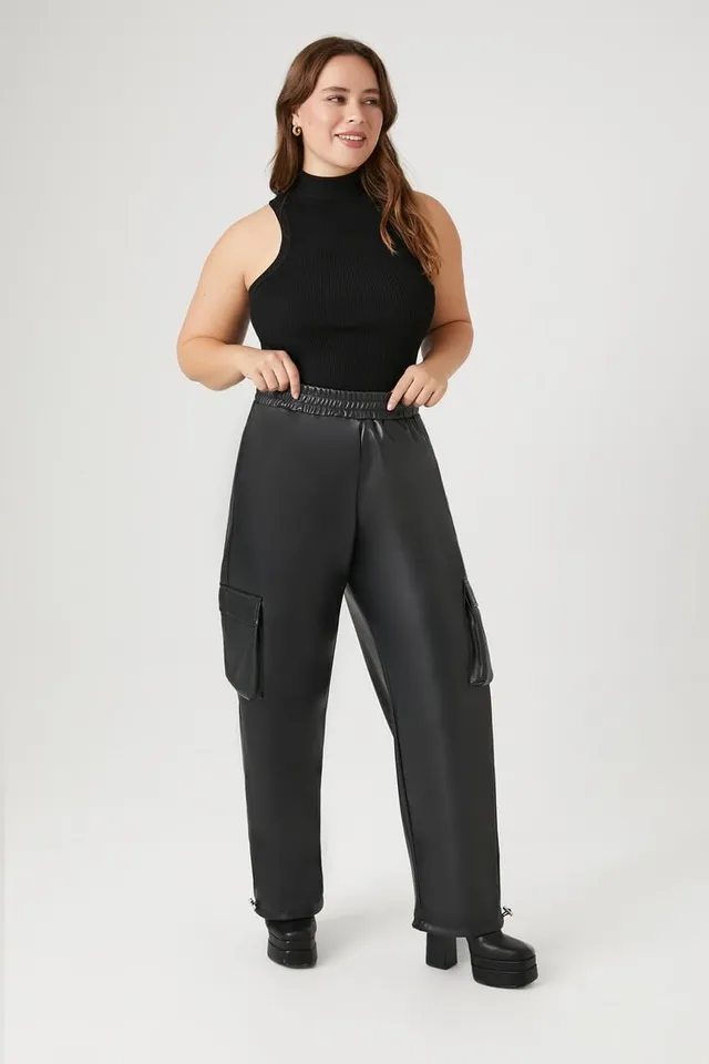 black dress pants forever 21 Fleece Drawstring Sweatpants