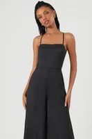 Women's Wide-Leg Cami Jumpsuit in Black Small