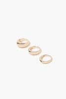 Women's Smooth Ring Set in Gold, 7