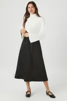 Women's Cropped Turtleneck Sweater