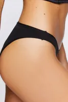 Women's Bikini Mid-Rise Panties in Black Medium