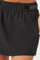 Women's Active High-Rise A-Line Skort in Black Medium