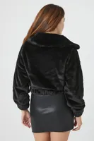 Women's Plush Zip-Up Jacket Medium