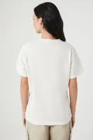 Women's Je T'aime Graphic T-Shirt Cream