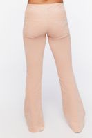 Women's Low-Rise Corduroy Flare Pants in Blush Small