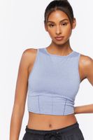 Women's Active Cropped Tank Top Blue