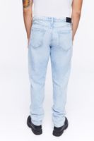 Men Slim-Fit Reworked Jeans in Light Denim, 31