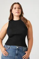 Women's Sweater-Knit Sleeveless Top