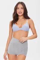 Women's Seamless Boyshort Panties in Heather Grey, XS/S