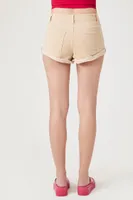 Women's Cuffed Corduroy Shorts