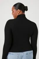 Women's Ribbed Turtleneck Sweater