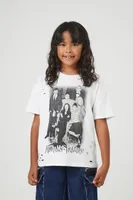 Girls The Addams Family T-Shirt (Kids) in White, 13/14