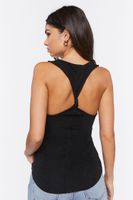 Women's Twisted-Back Tank Top in Black Small