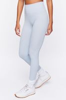 Women's Active Seamless Textured Leggings in Crystal Large