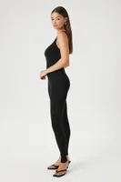 Women's Sweater-Knit Sleeveless Jumpsuit