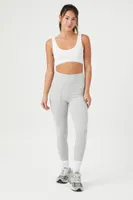 Women's Active High-Rise Leggings in Heather Grey Large