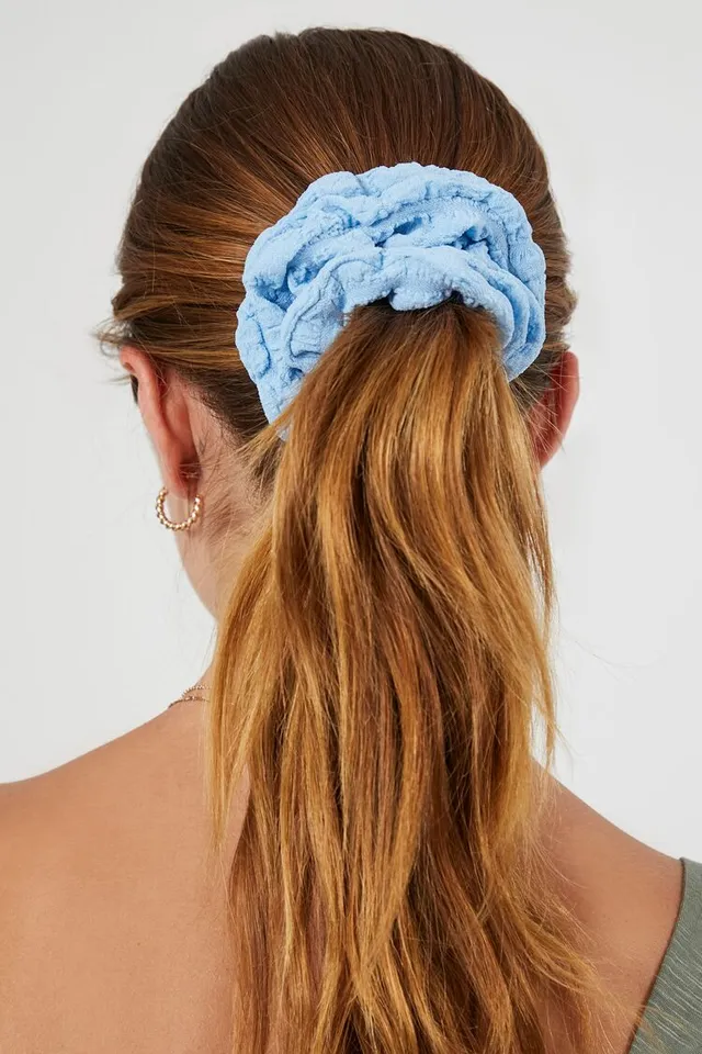 Medium Faux Fur Ombre Unicorn Hair Scrunchie