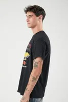 Men Chevrolet Corvette Graphic Tee in Black, XXL