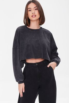 Women's Cropped Long-Sleeve T-Shirt