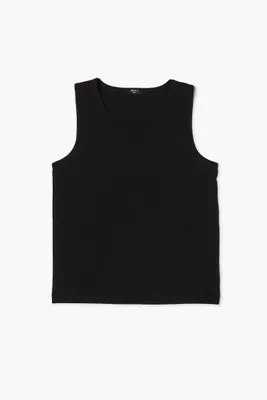 Kids Organically Grown Cotton Tank Top (Girls + Boys) in Black, 11/12