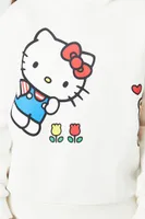 Girls Hello Kitty Graphic Hoodie (Kids) in White, 13/14