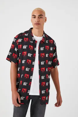 Men The Notorious BIG Graphic Shirt in Black Large