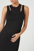 Women's Combo Bodycon Midi Dress