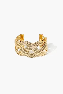 Women's Braided Cuff Bracelet in Gold