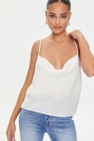 Women's Satin Cowl Cami Small