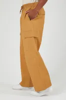 Men Cargo Drawstring Pants Chestnut