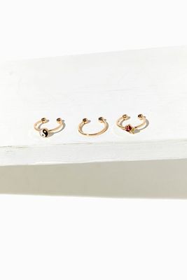 Women's Upcycled Yin Yang Toe Ring Set in Gold