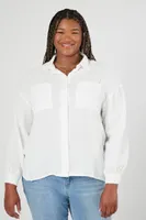 Women's Drop-Sleeve Shirt White,