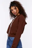 Women's Basic Fleece Zip-Up Hoodie