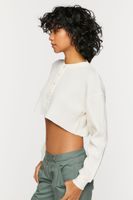 Women's Raw-Cut Thermal Crop Top XL